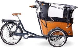 Regenzelt Luxus - Passend für Babboe Curve Lastenfahrrad - Qiewie MIT gestangen Schwartz Regenzelt Luxus - Passend für Babboe Curve Lastenfahrrad - Qiewie MIT gestangen Schwartz