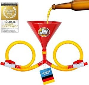Bier-Bong, Bier-Stürzer, Party, Trichter, Getränke, Biertrichter, Schlauch, Absperrhahn, Saufmaschine, Trinkspiel